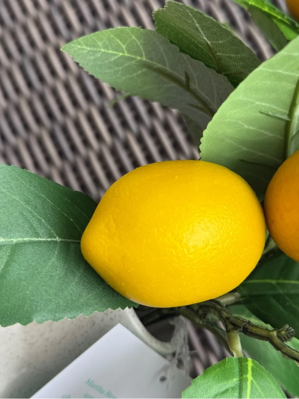 Martha Stewart Artificial Lemon Tree - NWT